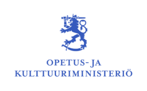 Opetus- ja kulttuuriministeri -logo